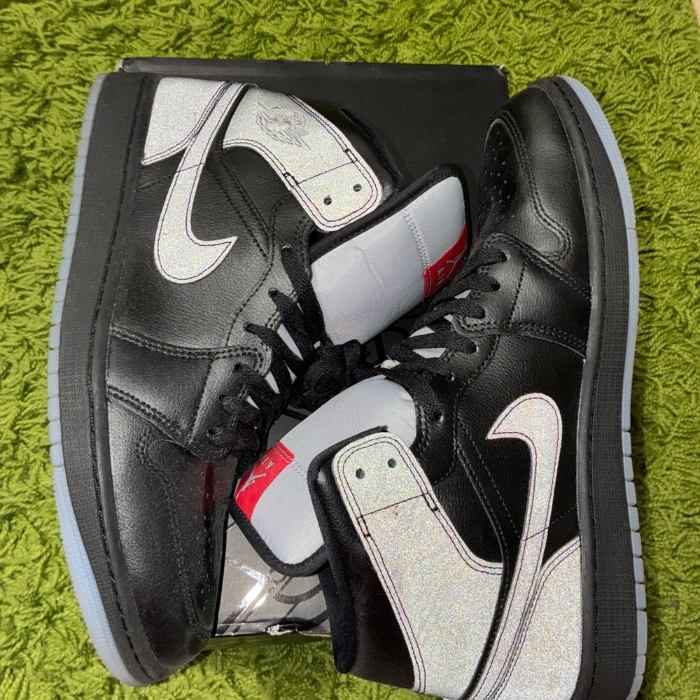 Jordan Black and White Men's Sneakers